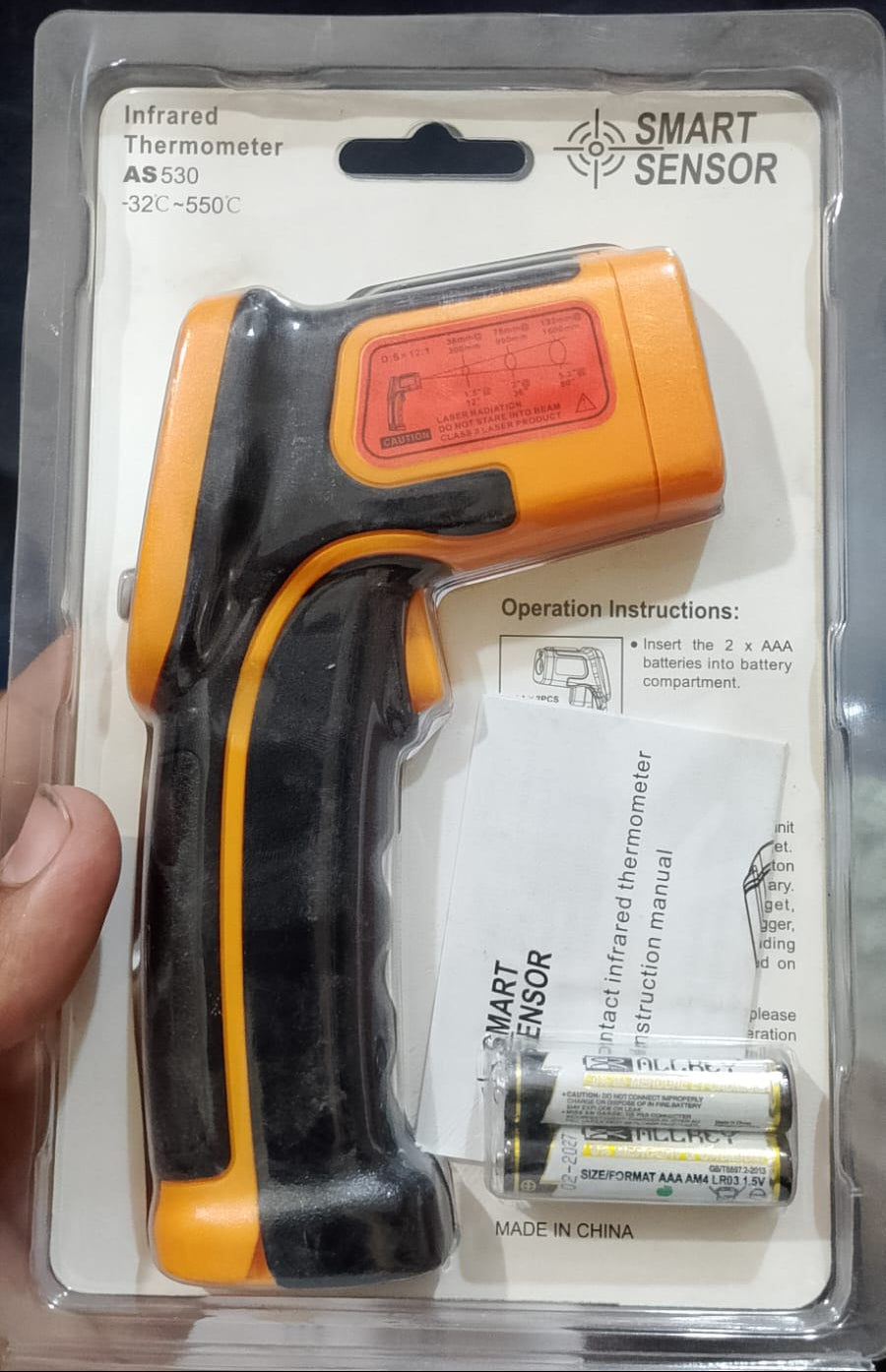 SMART SENSOR AS-530 Infrared Thermaometer in Pakistan thumbnail 2