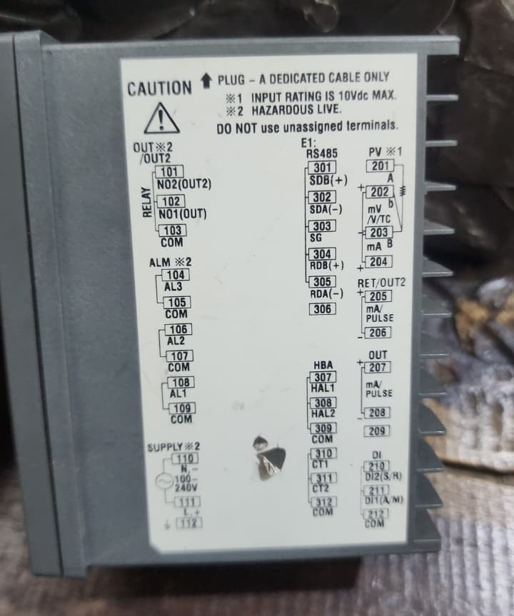 YOKOGAWA PV UT32A TEMPERATURE CONTROLLER in Pakistan thumbnail 3