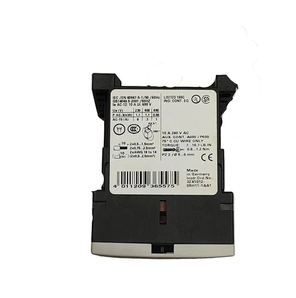 SIEMENS 3RH1140-1AN20 Contact Relay in Pakistan thumbnail 2