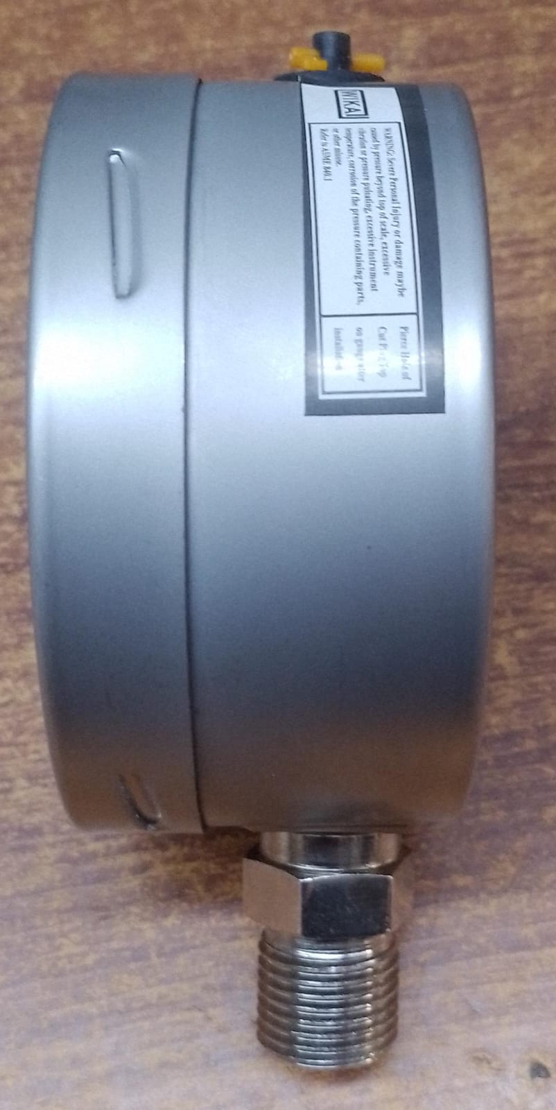 WIKA EN837-3 100mbar liquid filled Pressure gauge dial Size 4 inch  in Pakistan thumbnail 2