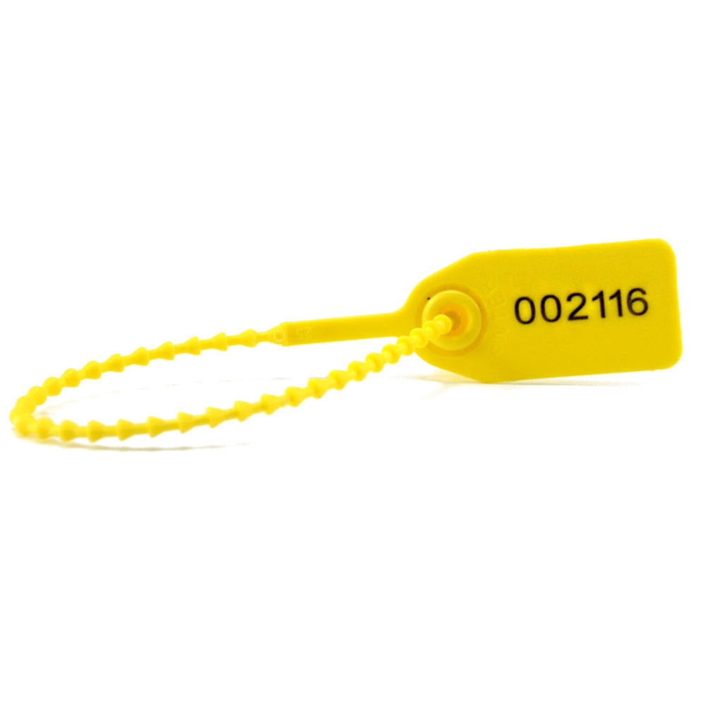 Plastic Safety Seals Numbered, Tag Zip Sealing Tie in Pakistan - Yellow thumbnail 5