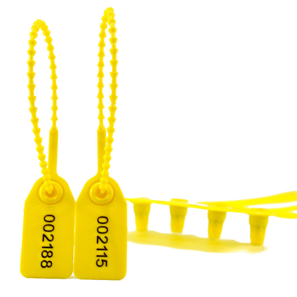Plastic Safety Seals Numbered, Tag Zip Sealing Tie in Pakistan - Yellow thumbnail 7
