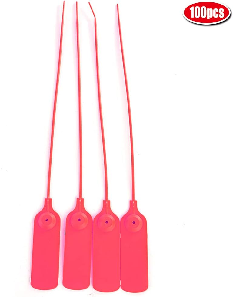 Plastic Safety Seals Numbered, Tag Zip Sealing Tie in Pakistan - Red thumbnail 6