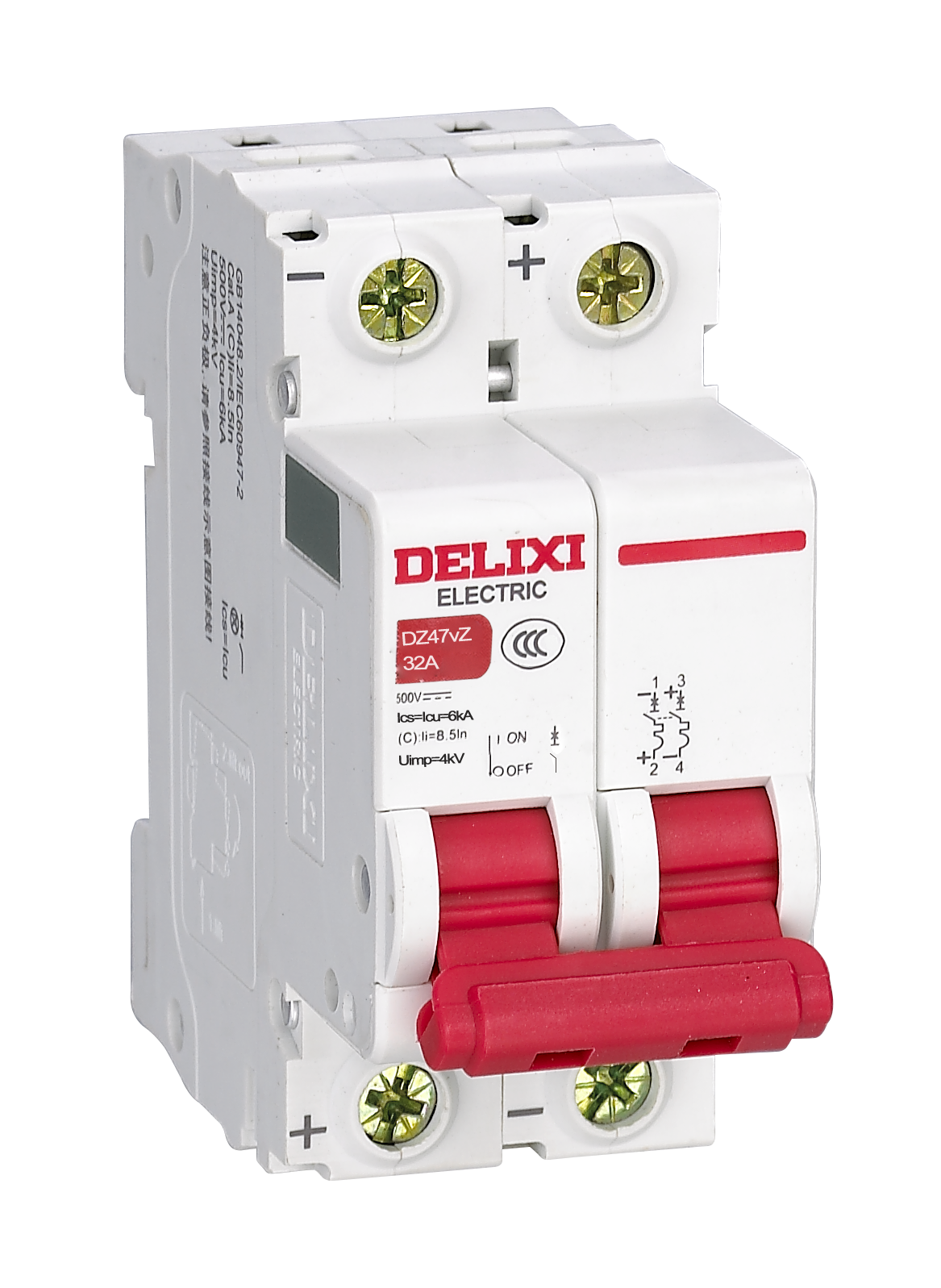 DELIXI ELECTRIC DC-DZ47SZ2C16A Miniature Circuit Breaker in Pakistan - 2 / 16A
