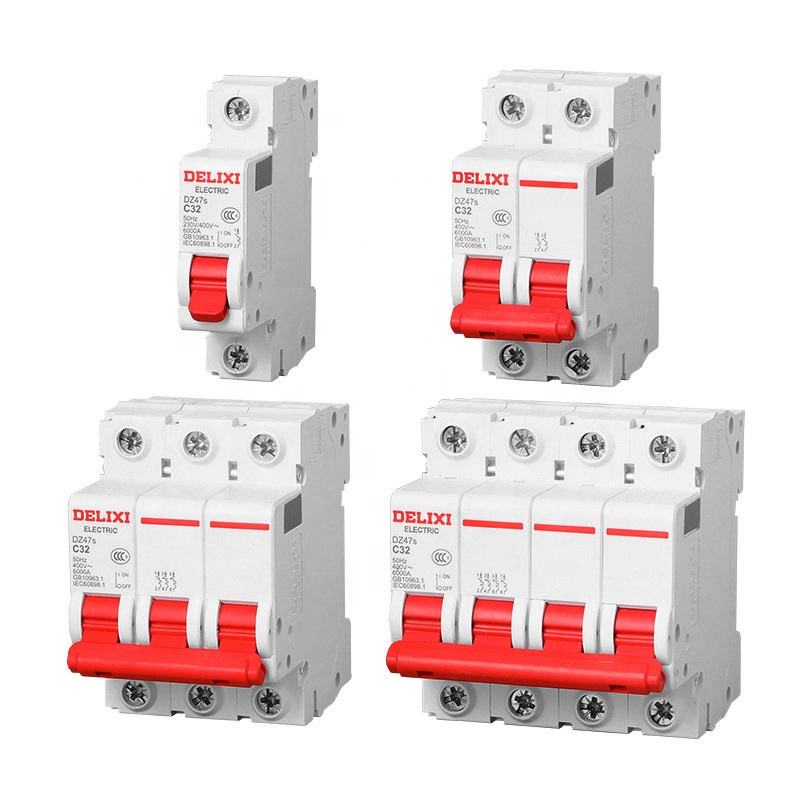 DELIXI ELECTRIC Miniature Circuit Breaker (MCB) in Pakistan - 4 Pole / 63 A