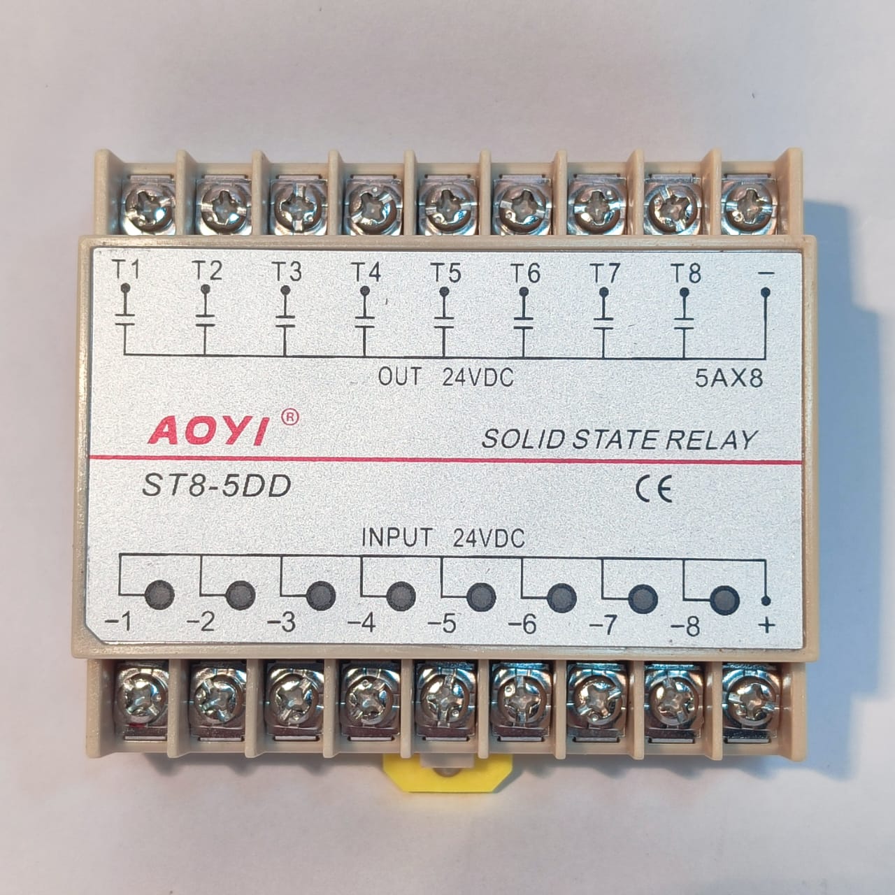 AOYI ST8-5DD 8-Channel 24V DC Solid State Relay, 5A x 8 in Pakistan