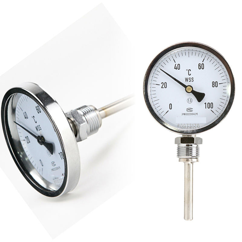Temperature Gauge with Thermo-well (SS) in Pakistan - 0-100 Deg
