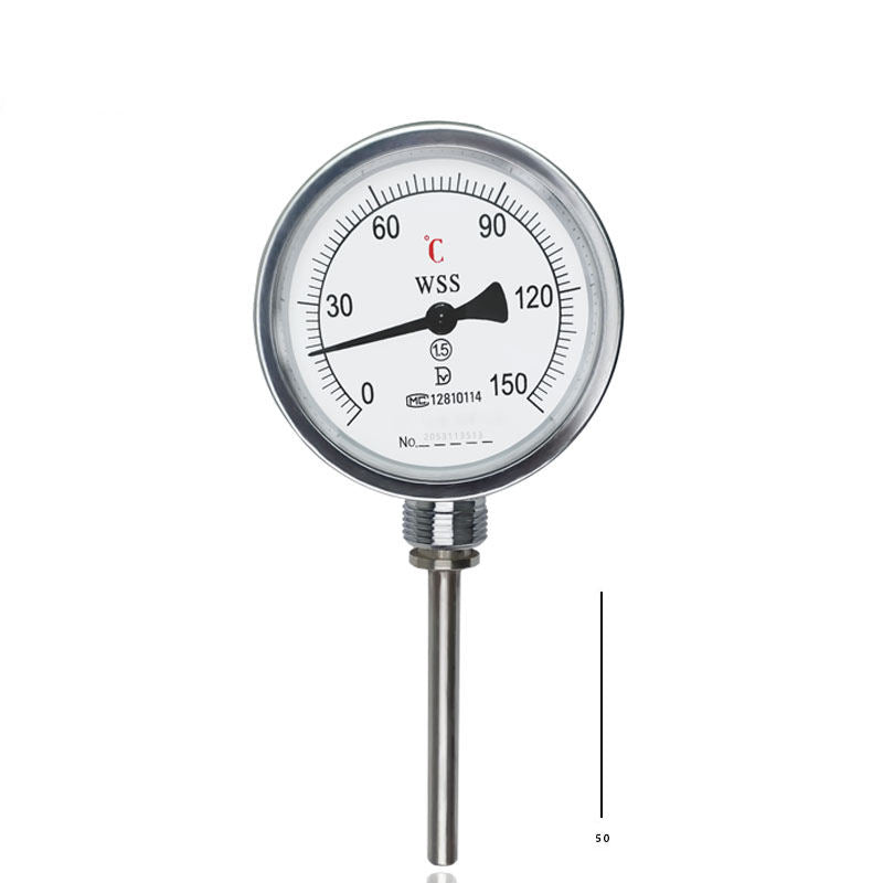 Temperature Gauge with Thermo-well (SS) in Pakistan - 0-100 Deg thumbnail 3