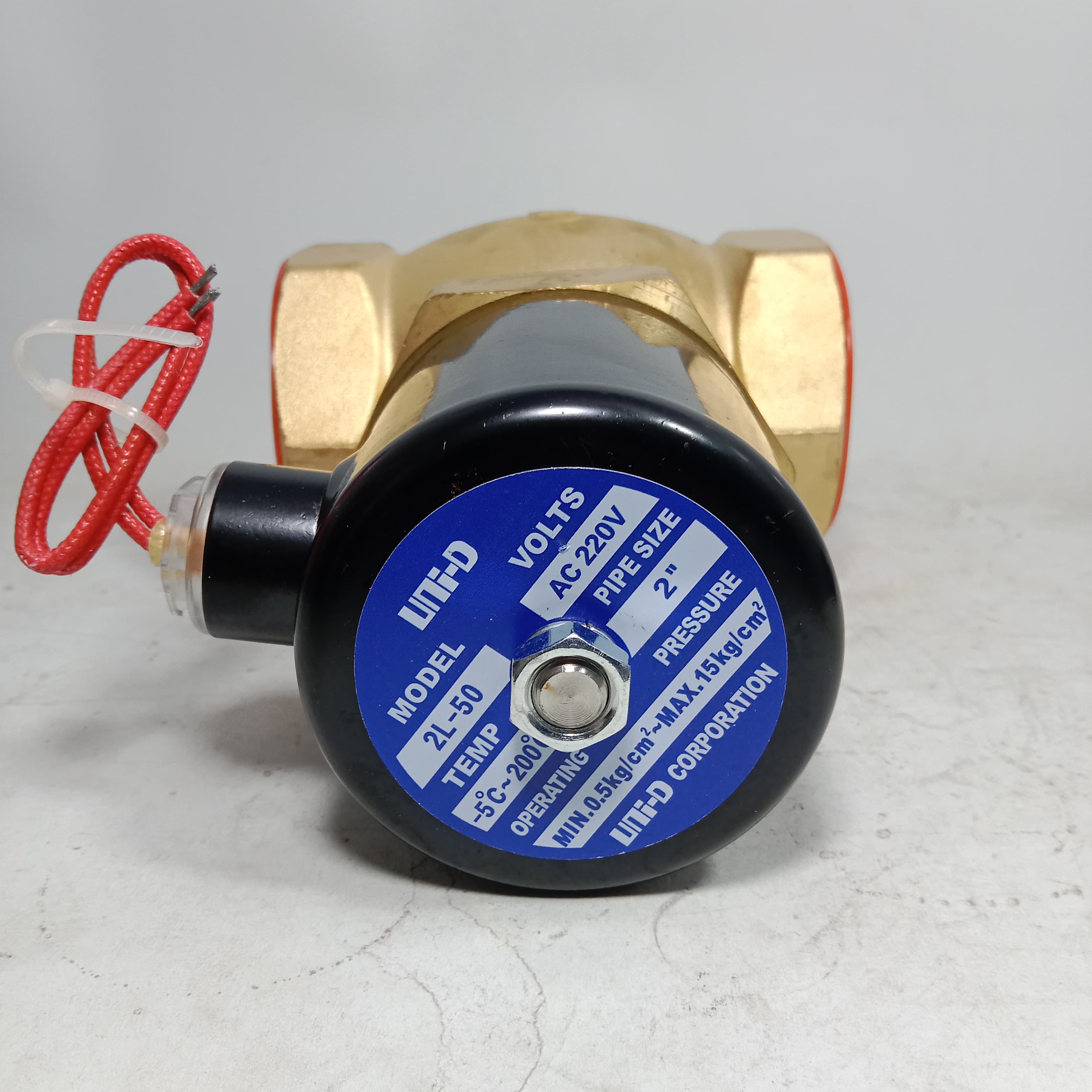 UNi-D (2L)UW-50 Solenoid Valve for steam use  in Pakistan - 2 inch thumbnail 3
