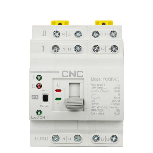 CNC ATS YCQR 2P/4P Automatic Transfer Switch in Pakistan - 2