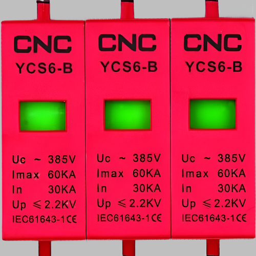 CNC YCS6-B ( CARTRIDGE ) AC Surge Protection Devices in Pakistan - 385V In=30kA thumbnail 2