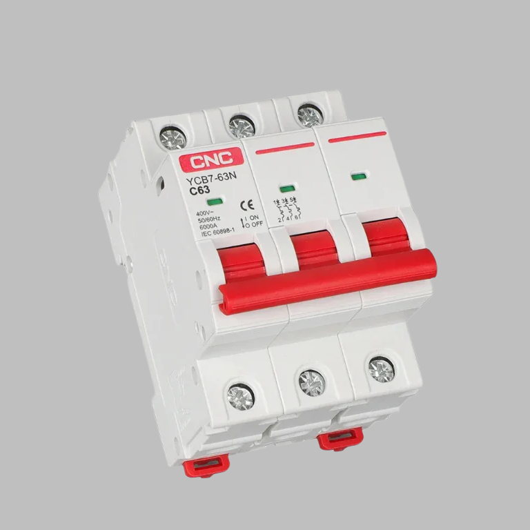 CNC YCB7-63N 3-Pole AC Miniature Circuit Breaker in Pakistan - 32A thumbnail 2