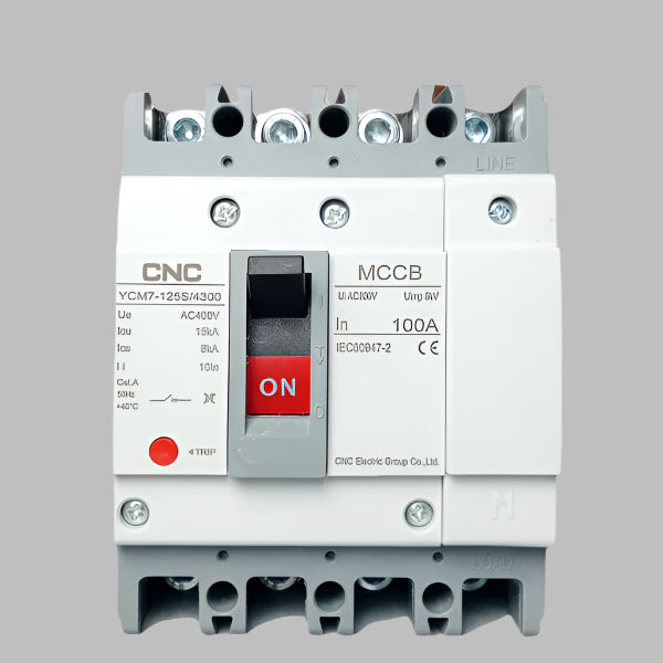 CNC YCM7-125 4-Pole AC MCCB Molded Case Circuit Breakers in Pakistan - 125A