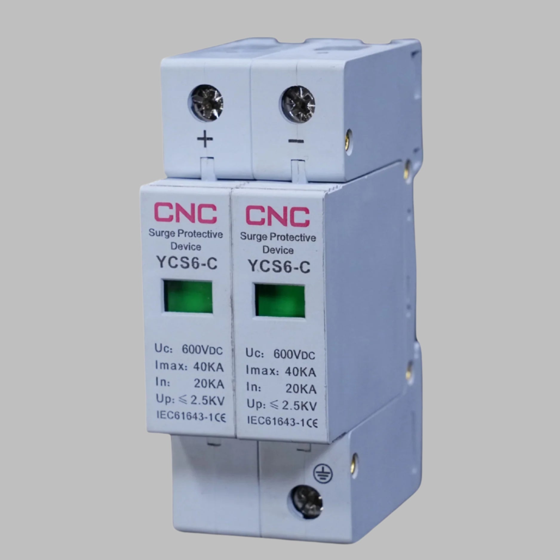 CNC YCS6-C 2-Pole SPD Surge Protection Devices in Pakistan - 1000VDC thumbnail 2