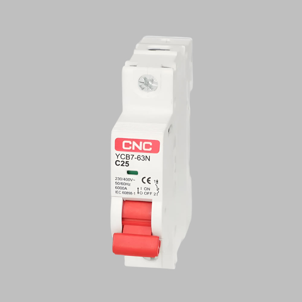 CNC YCB7-63N 1-Pole AC MCB Miniature Circuit Breakers in Pakistan - 6A thumbnail 2