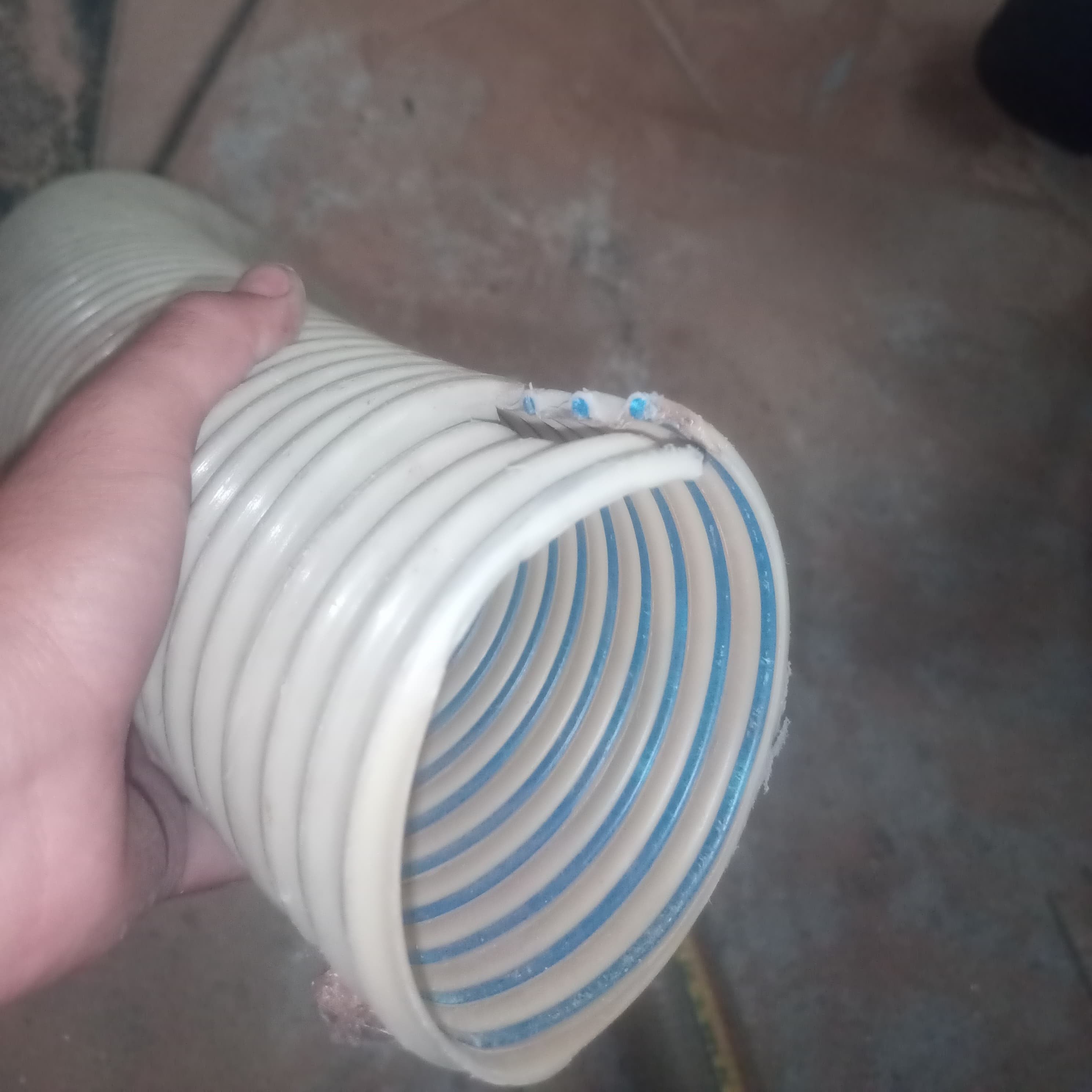 Flexible PVC ducting hoses pvc spring pipe  in Pakistan - 6 inch thumbnail 2