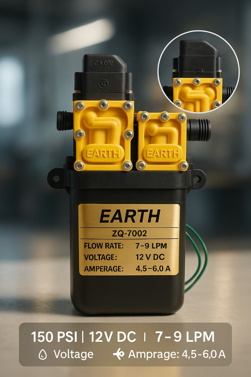 EARTH ZQ-7002 150PSI  12VDC High-pressure Pump in Pakistan