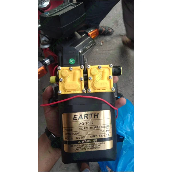 EARTH ZQ-7002 150PSI  12VDC High-pressure Pump in Pakistan thumbnail 2