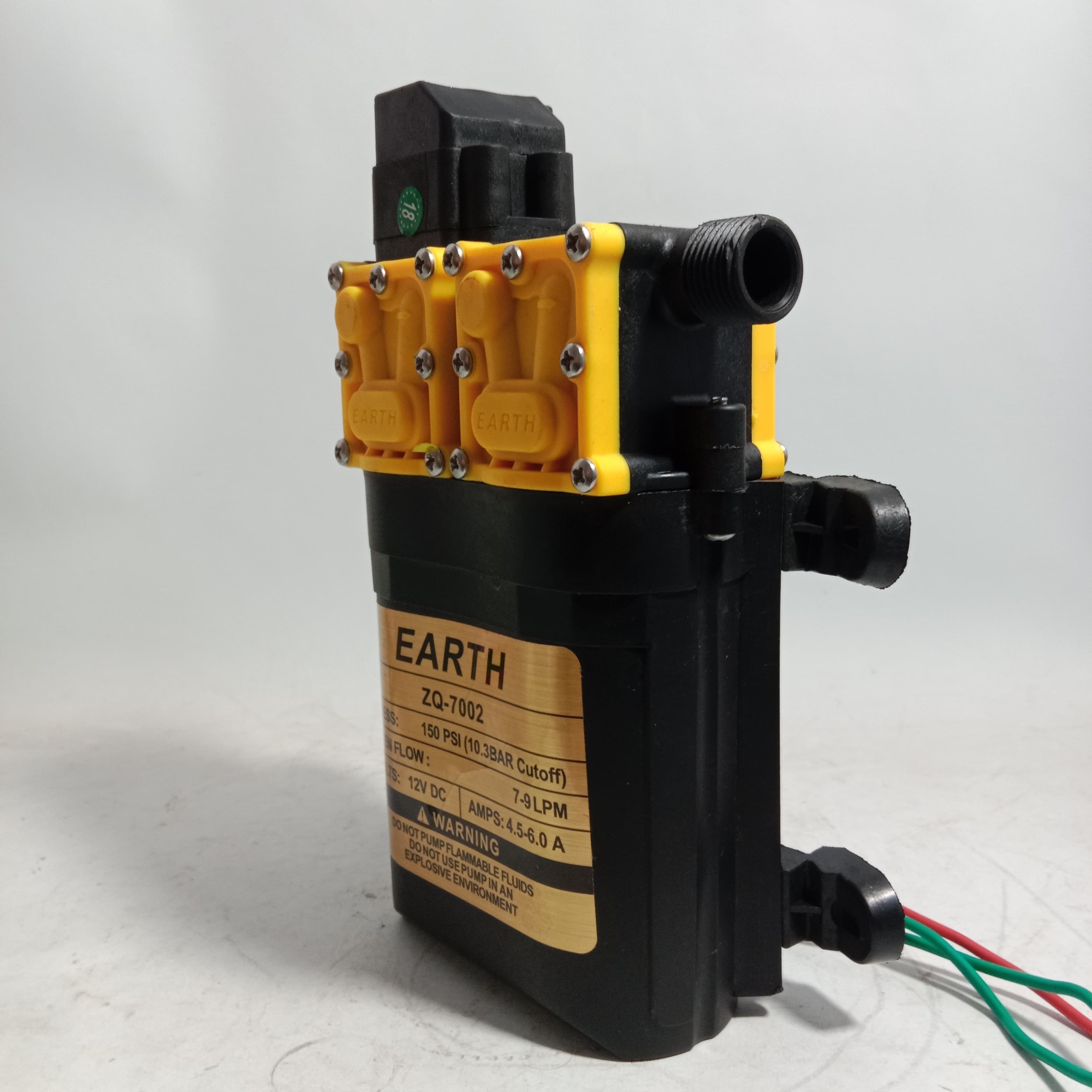 EARTH ZQ-7002 150PSI  12VDC High-pressure Pump in Pakistan thumbnail 4