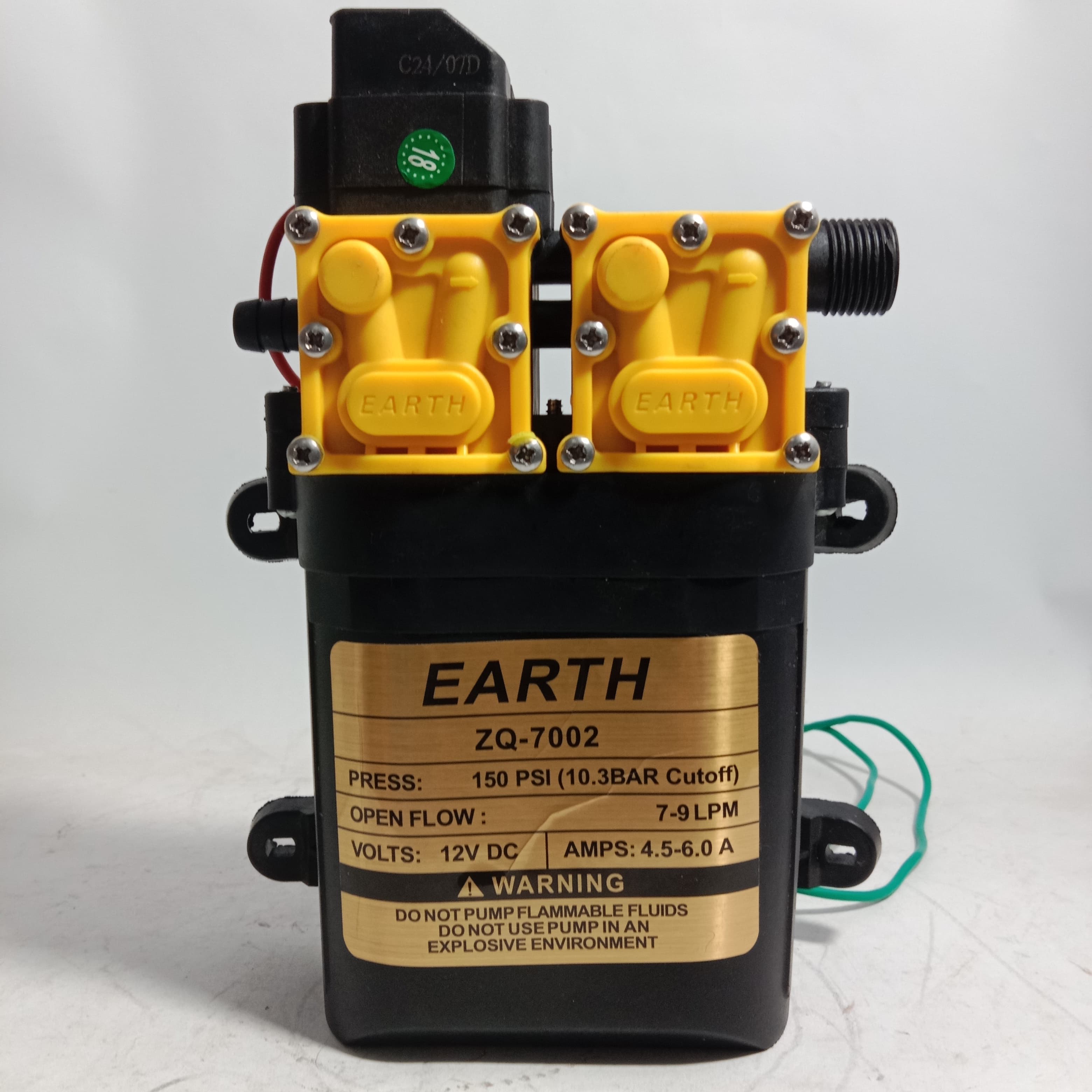 EARTH ZQ-7002 150PSI  12VDC High-pressure Pump in Pakistan thumbnail 6