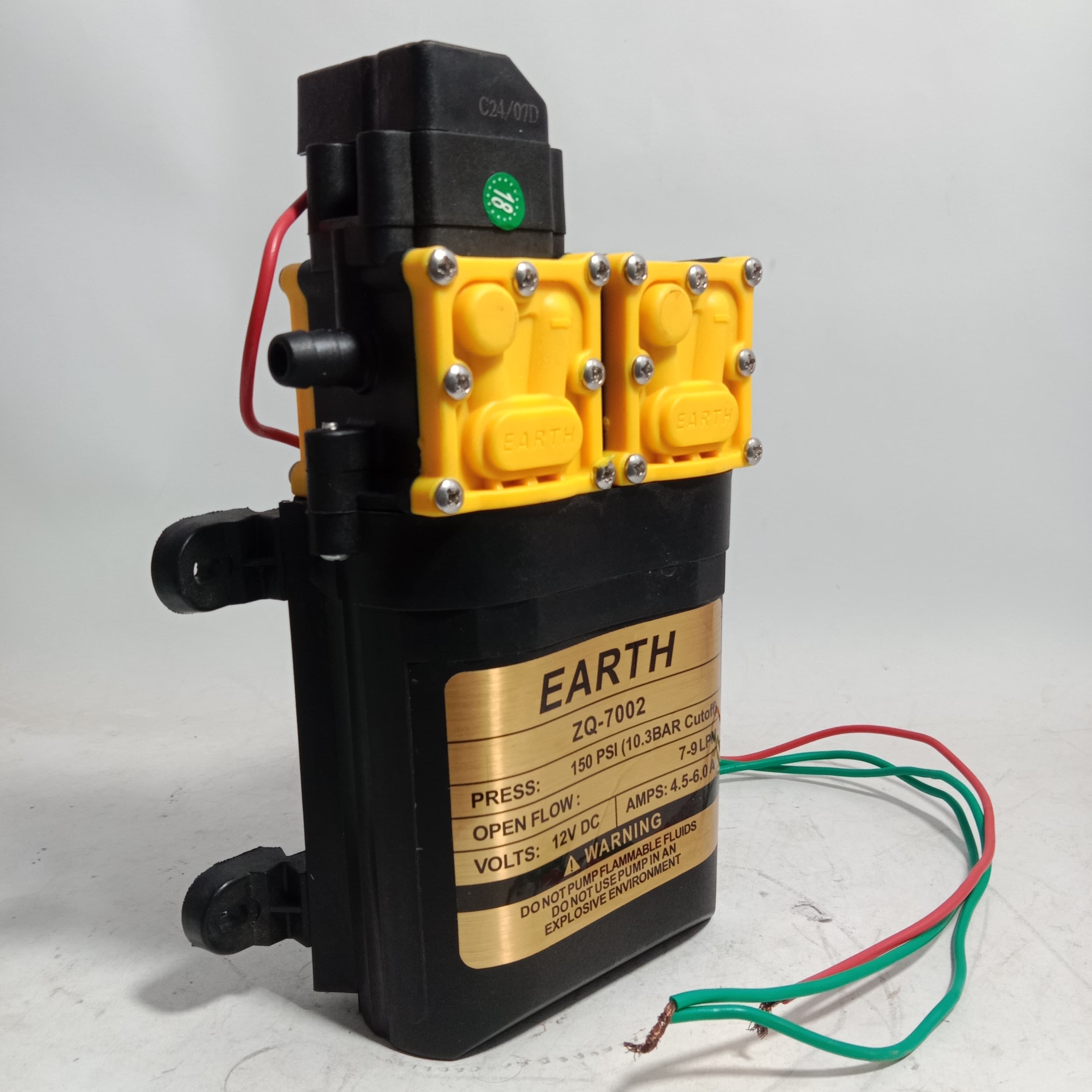 EARTH ZQ-7002 150PSI  12VDC High-pressure Pump in Pakistan thumbnail 8