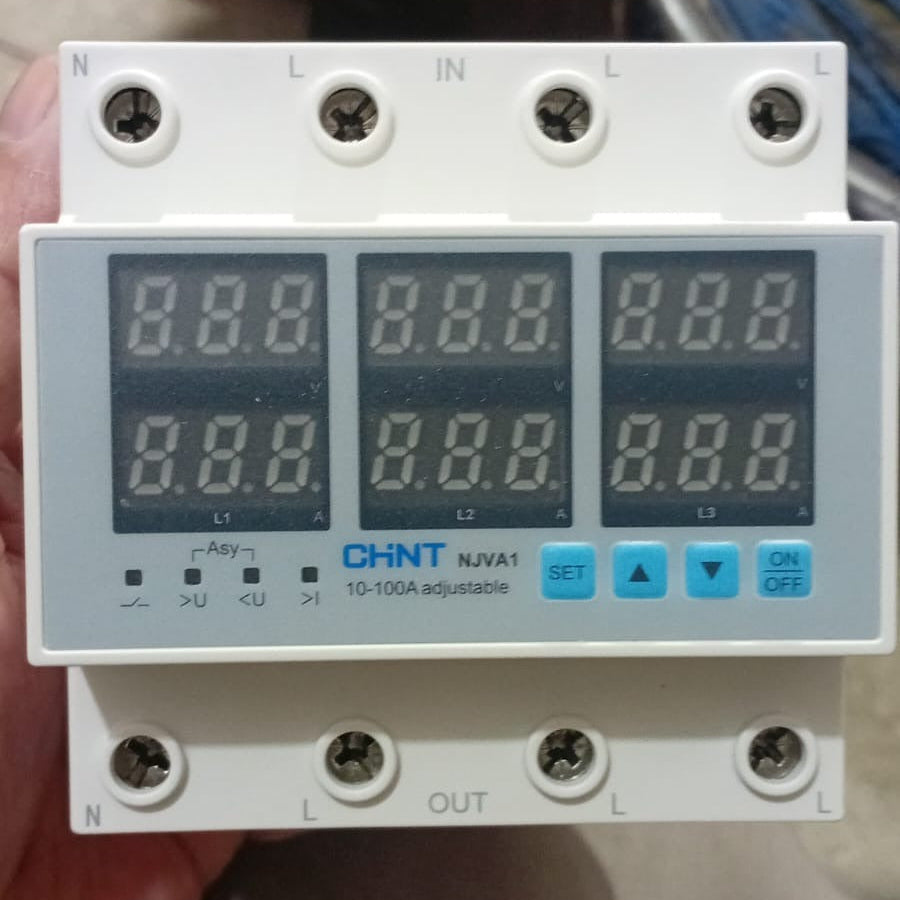 CHINT NJVA1 Series V+A Protector Device in Pakistan - 63A/1P+N thumbnail 2