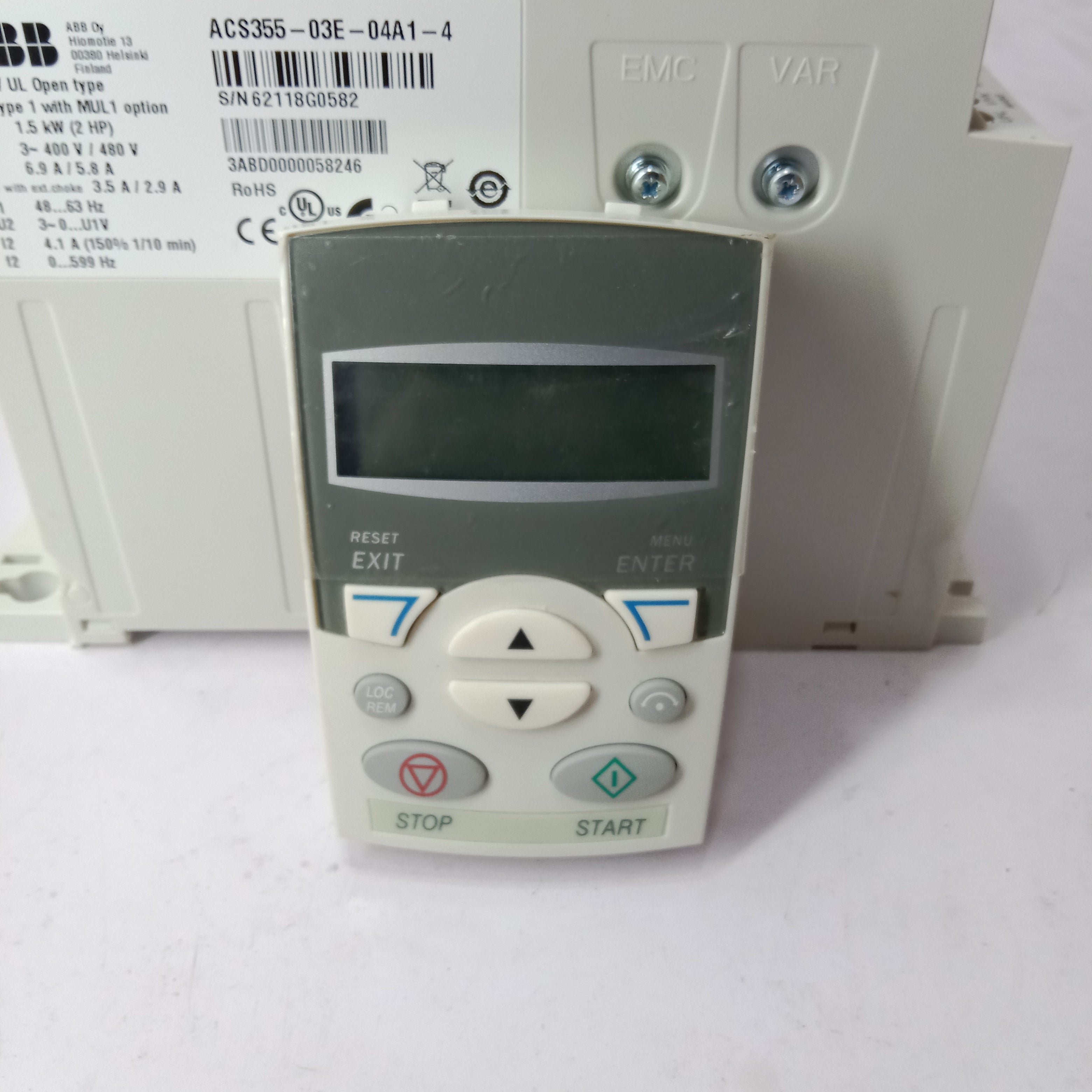 ABB ACS355-03E-04A1-4, 1.5KW DRIVE in Pakistan thumbnail 3
