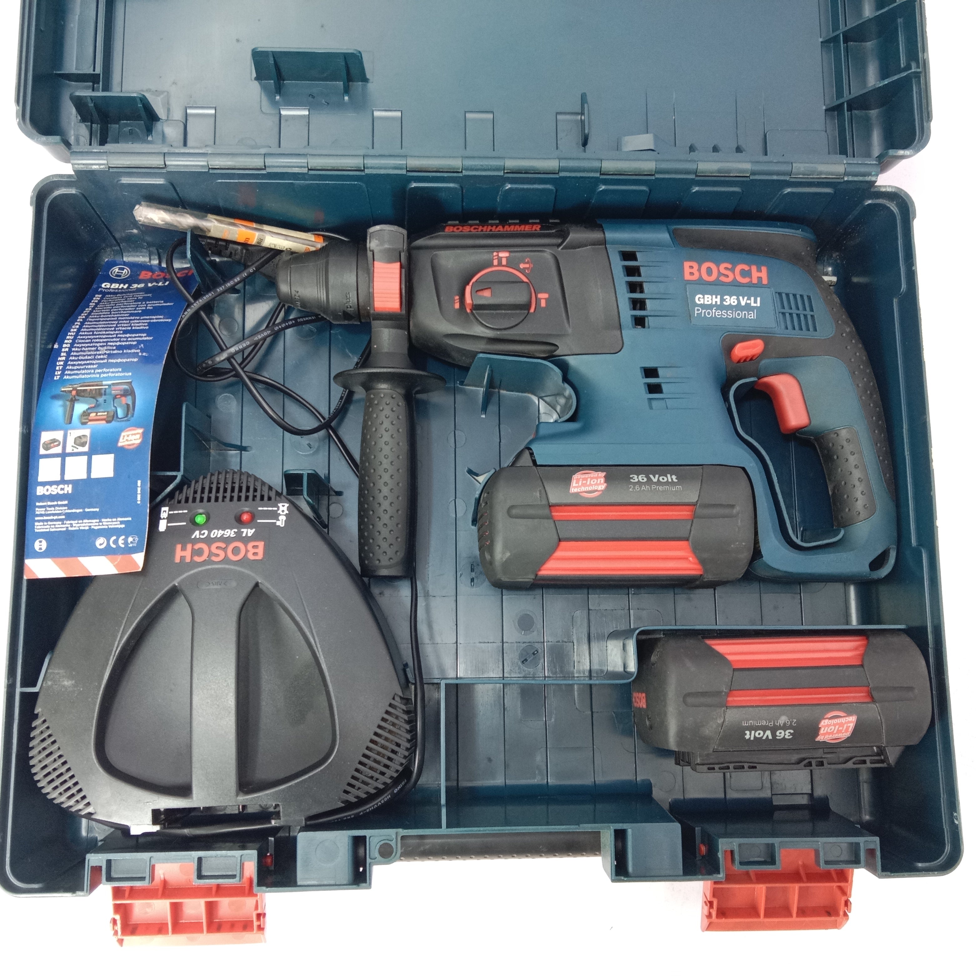 BOSCH GBH 36 V-LI Professional Hammer Drill Machine Used in fresh condition in Pakistan