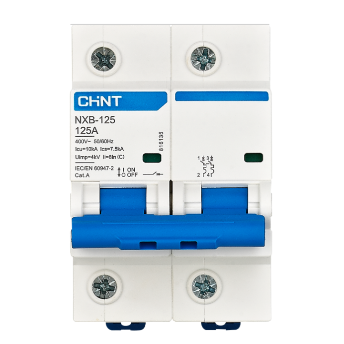 CHINT NXB-125H 2 POLE Miniature Circuit Breaker in Pakistan - 63 Amp