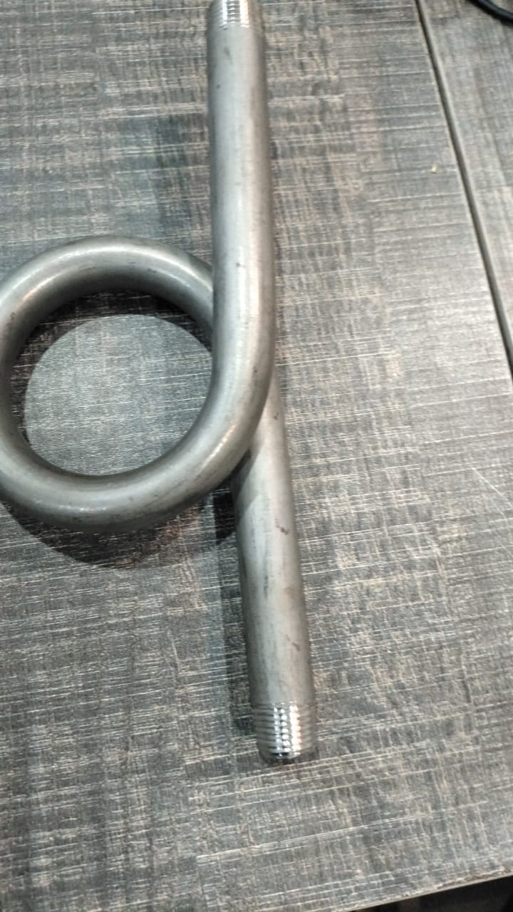 Stainless Steel SS Siphon Pipe Q Type, Size: 1/2 inch in Pakistan