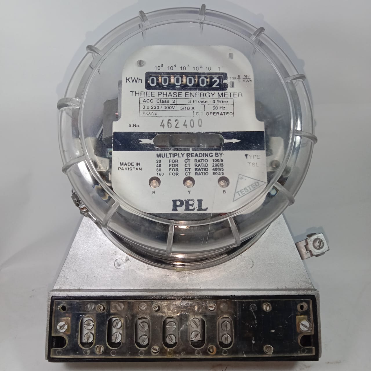 PEL Three-Phase Energy Meter (Refurbished) in Pakistan