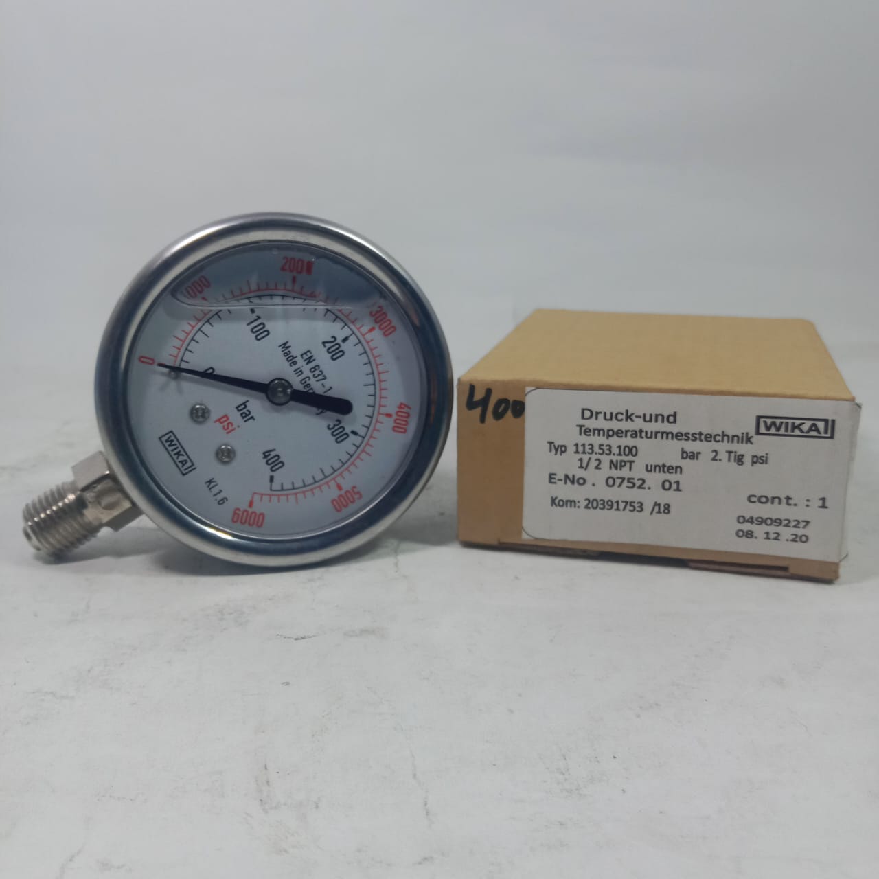 Pressure Gauges 2.5 inch dial bottom  in Pakistan - 100 bar thumbnail 4