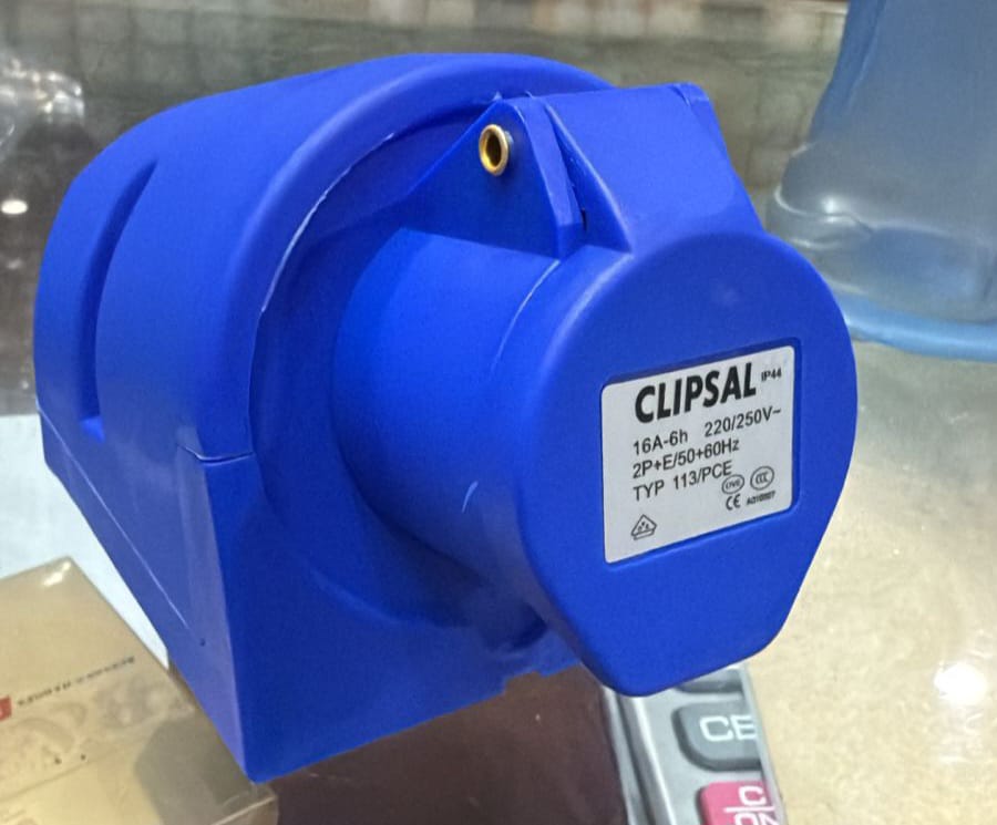 CLIPSAL TYP 113/PCE CEE-Connector and CEE Wall-Mounted Socket in Pakistan - 32A/3P thumbnail 3