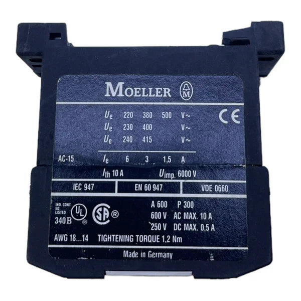 MOELLER DIL-ER-22 Industrial Control Relay in used  Pakistan thumbnail 7
