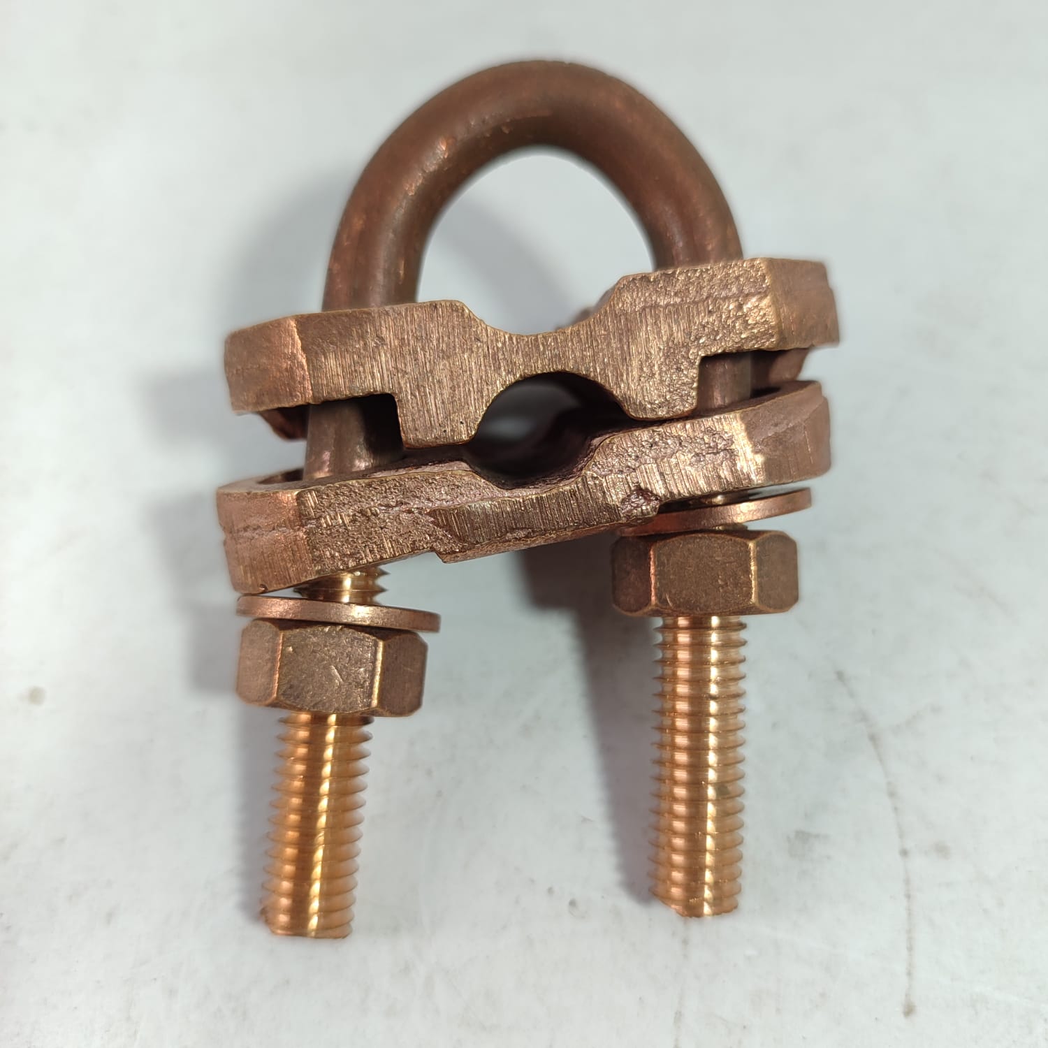 Brass Earthing Grounding U Clamp Copper Cable Clamp in Pakistan