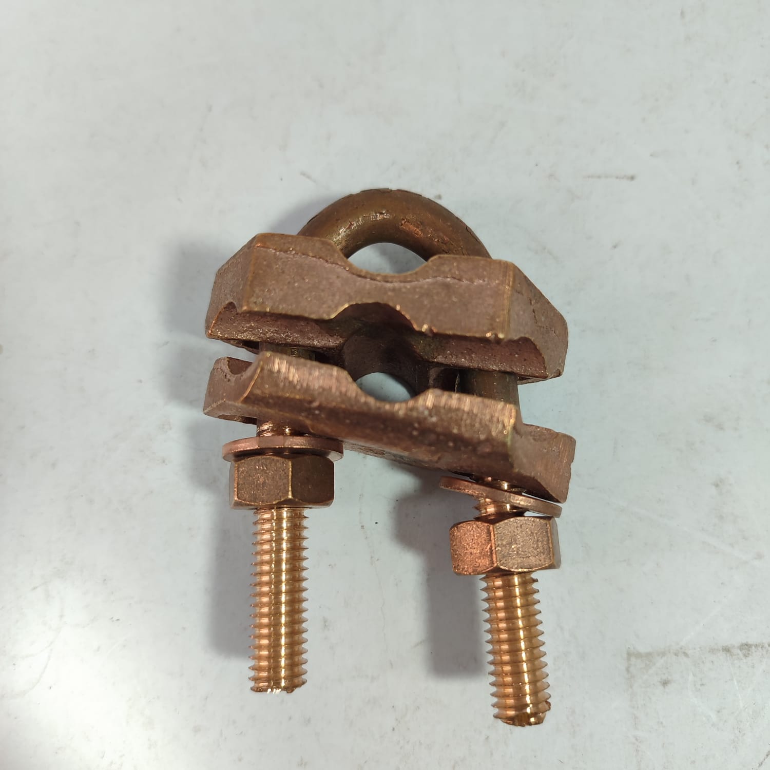 Brass Earthing Grounding U Clamp Copper Cable Clamp in Pakistan thumbnail 2