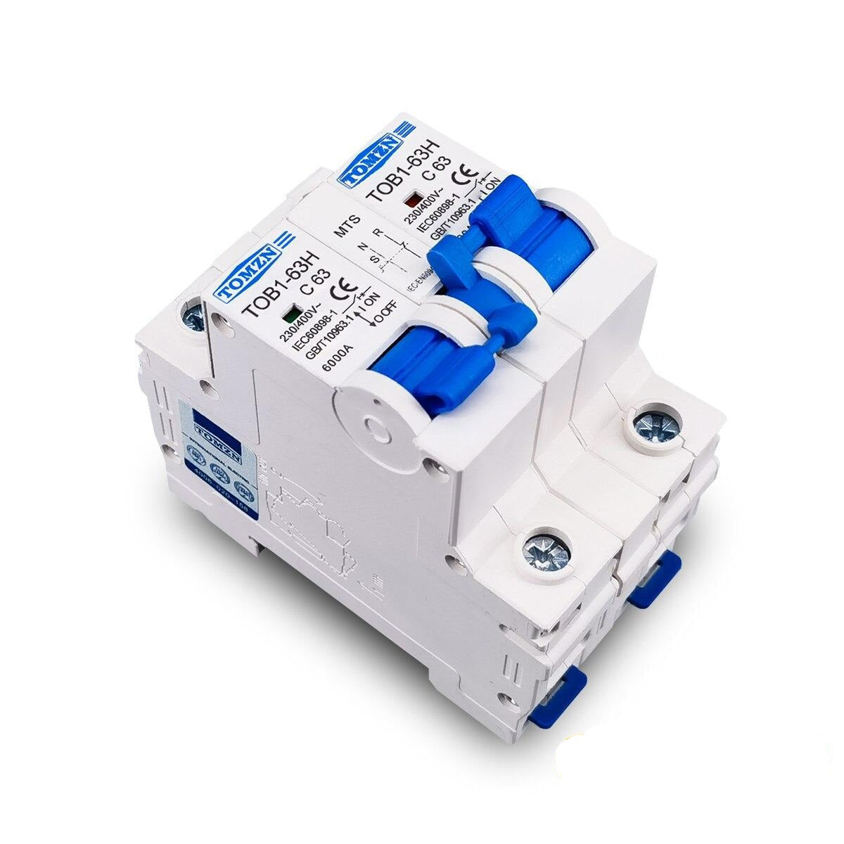 TOMZN TOB1-63H MTS AC Dual Power Manual Transfer Switch in Pakistan thumbnail 2