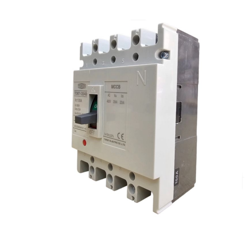 TOMZN TOM7-125/4300 MCCB 100A 4 Pole Circut Breaker in Pakistan - 125A thumbnail 4