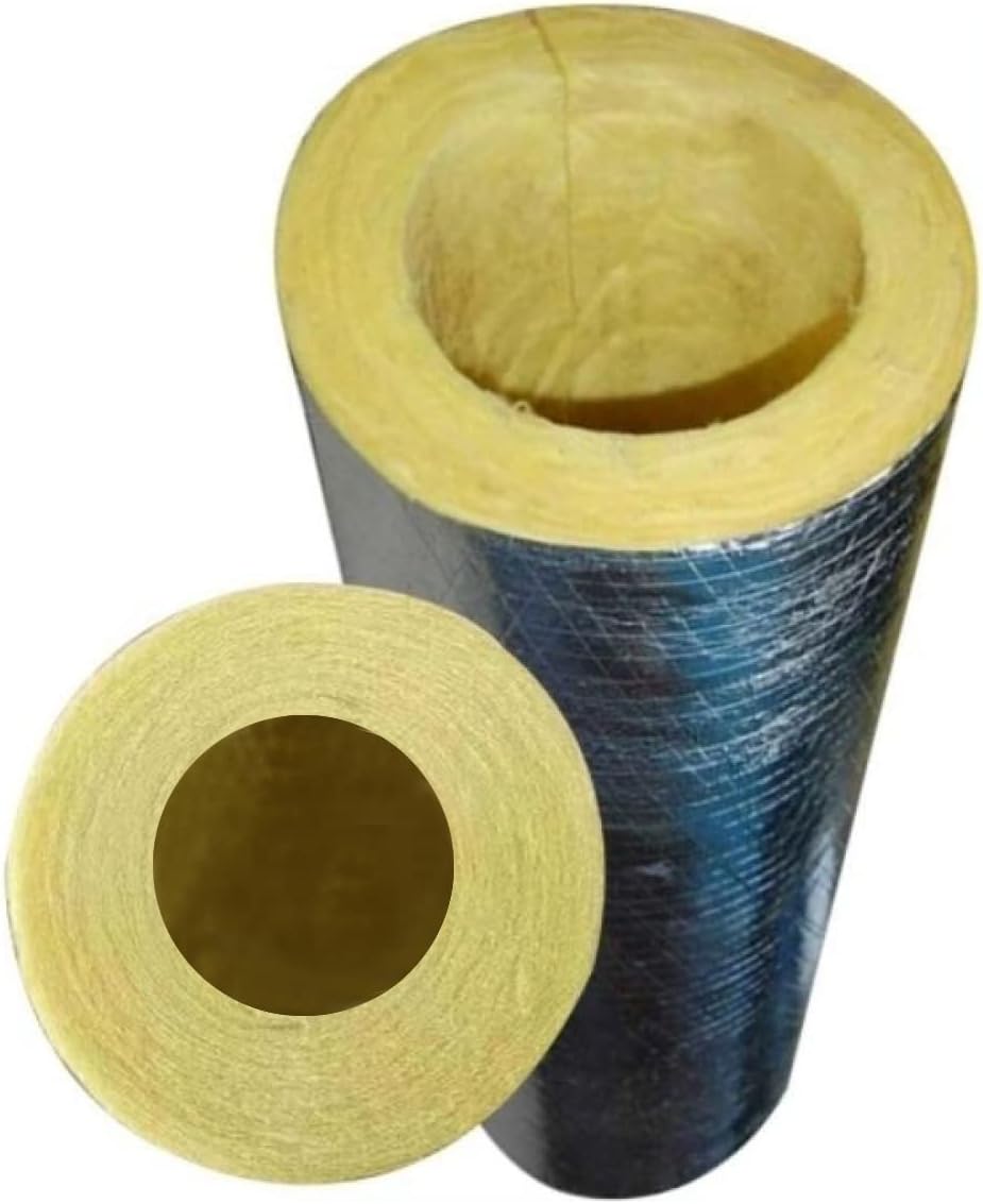 Glass Wool Thermal Insulation Tube Shell 1 inch thicknes  in Pakistan - 2"