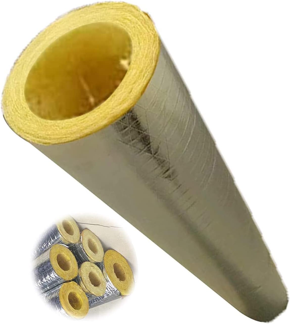 Glass Wool Thermal Insulation Tube Shell 1 inch thicknes  in Pakistan - 8"/2" thumbnail 4