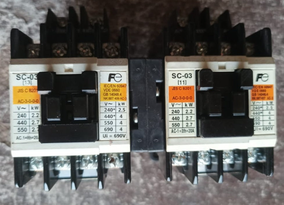 FUJI (SC-03) 240V AC Magnetic Contactor in Pakistan thumbnail 4