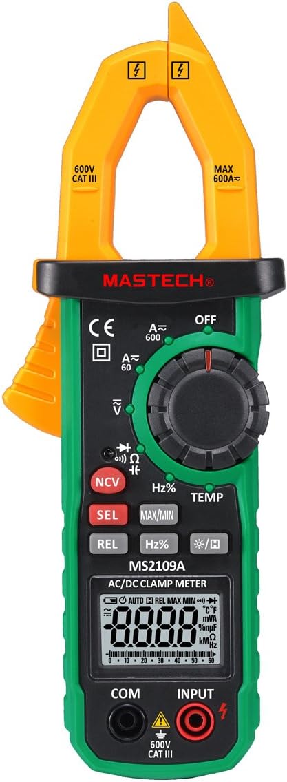 MASTEC MS2109A Digital AC DC Clamp Meter in Pakistan thumbnail 2