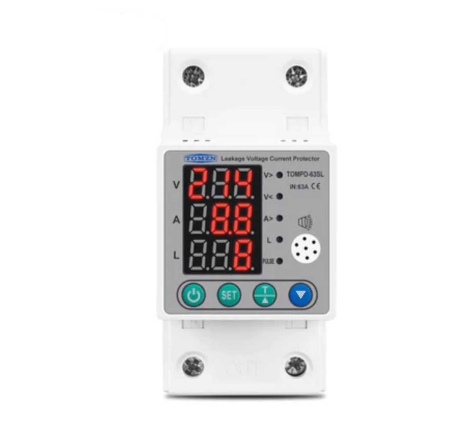 TOMZN 63A Leakage Current Protection Surge Protector elcb  in Pakistan thumbnail 4