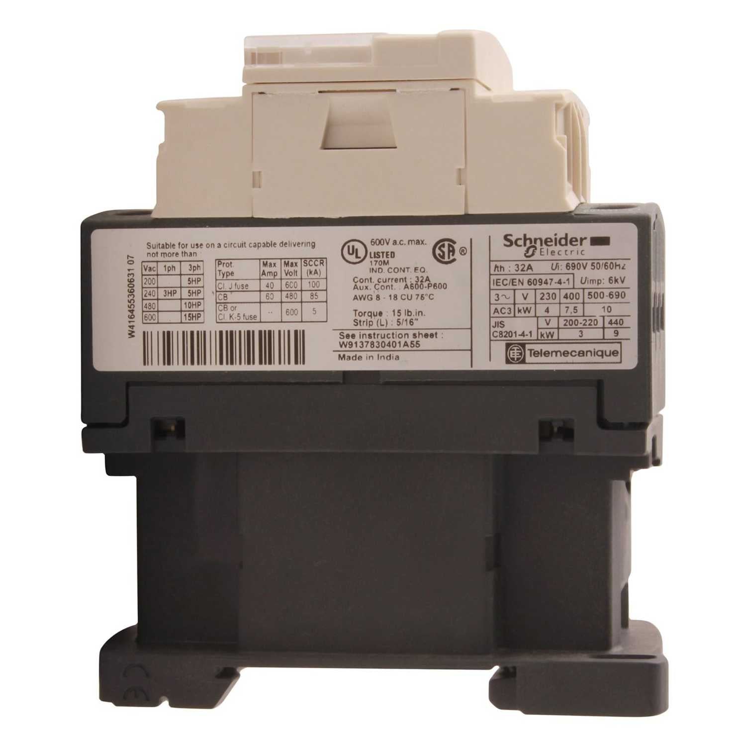 Schneider LC1D18M7 3pole Magnetic Contactor China Made in Pakistan thumbnail 3