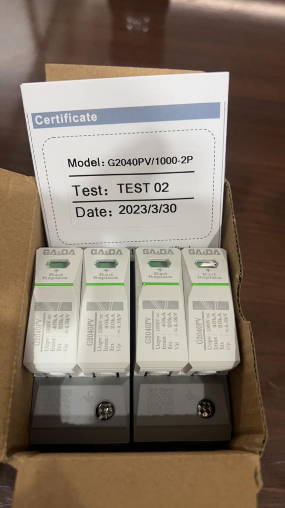GA & DA G2040PV/1000-2P Surge Protective Device in Pakistan - 2P AC SPD thumbnail 5