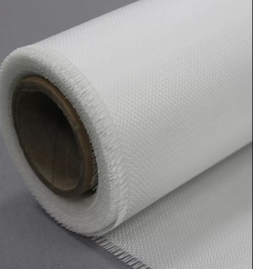 Fire Resistant E Glass-Fiber Fabric width 1m, 0.43mm, 50 meters length  Temperature resistance: up to 1200°C - 50 Meter thumbnail 2
