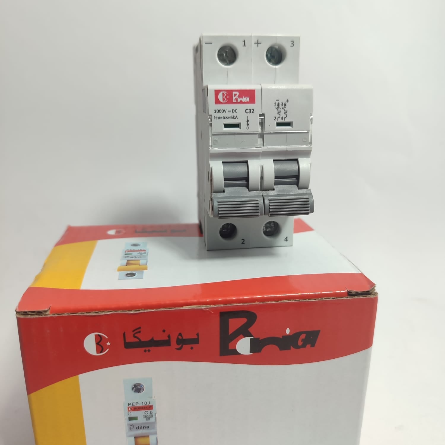 Boneega 1000V DC 2 Pole Circuit Breaker China Made in Pakistan - 2 Pole / 16A thumbnail 2