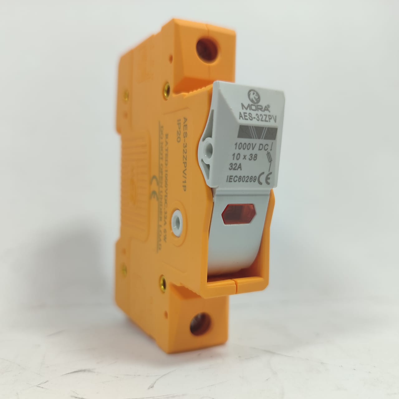 MORA AES-32ZPV/1P IP20 1000VDC 32A DC Fuse Holder in Pakistan thumbnail 3
