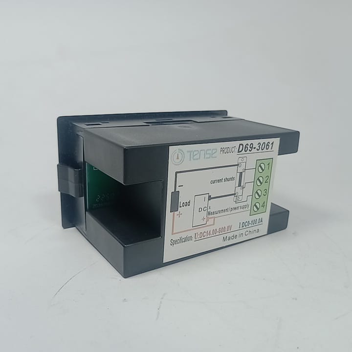 TENSE D69-3061 DC14-600v, Voltage, Current and Power Digital Meter in Pakistan thumbnail 3