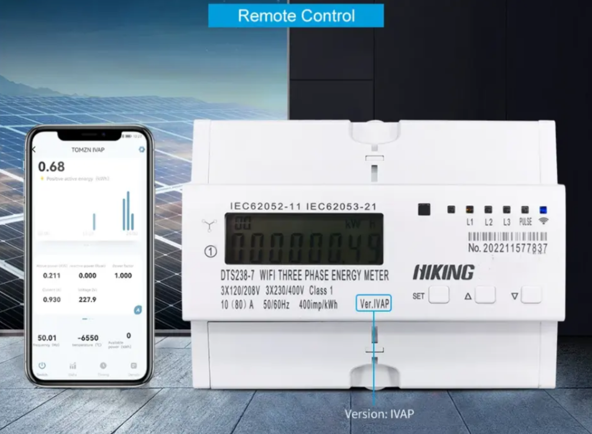 DTS238-7 WIFI Tuya APP Smart Bidirectional Three-Phase Energy Meter in Pakistan